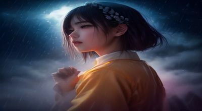 原神游戏画面，提纳里在须弥雨林中的精灵场景，翠绿色植被与金色阳光交织，展现acg开放世界手游的精美画面品质