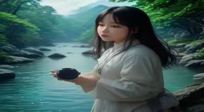 无职转生动画场景，主角鲁迪在异世界田野中施法，魔法光效绚丽，展现了acg异世界动画的精良制作水准